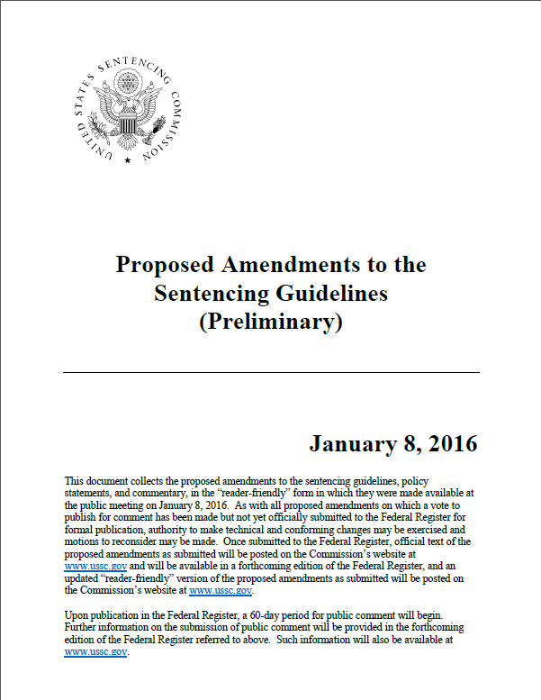 Federal Sentencing Guidelines Chart 2018