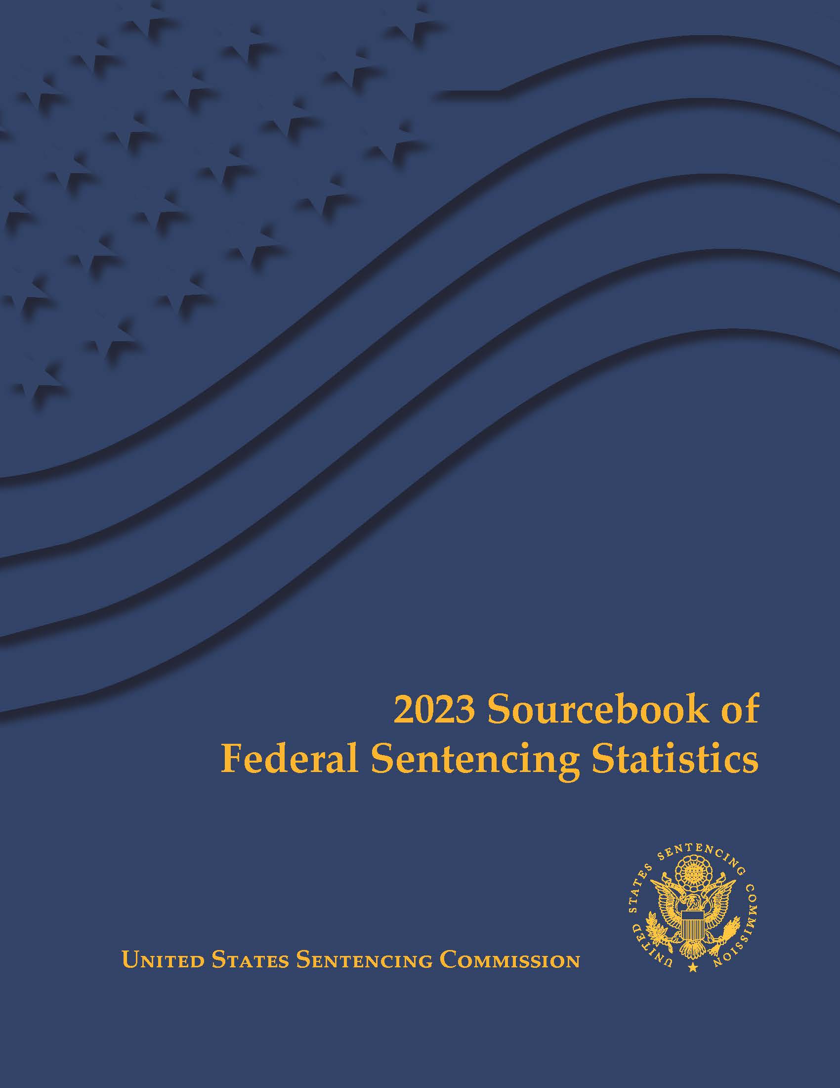 Blue Cover of the 2023 Sourcebook of Federal Sentencing Statistics