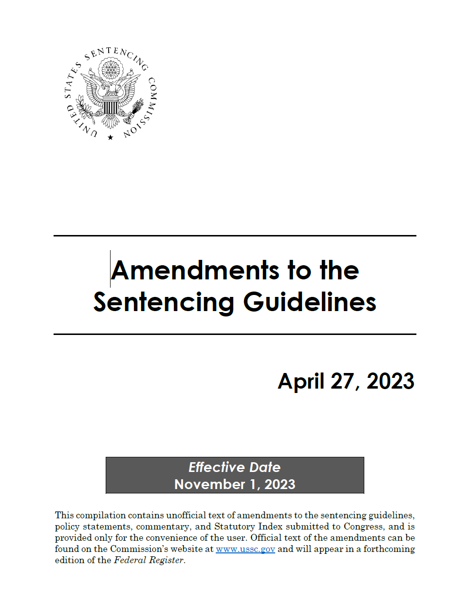 Cover of the Amendments